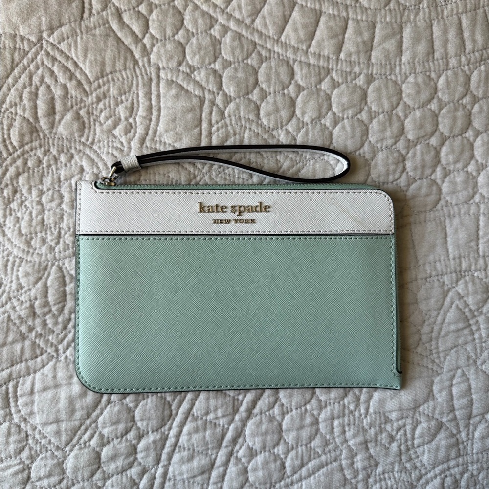 Kate Spade Cameron Medium L Zip Wrislet Spring Meadow Multi Wallet